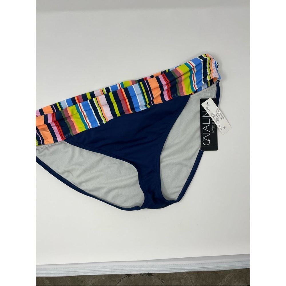 Catalina Swimwear Cat Striped Bikini Bottoms